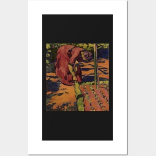 frau im garten 1911 - Cuno Amiet Posters and Art